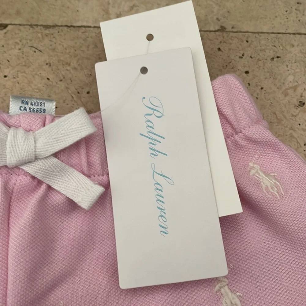 Polo by Ralph Lauren shorts pink with white pony’s - Picture 4 of 5